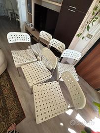 Set 6 Sedie Box Enzo Mari Vintage, Design anni 70
