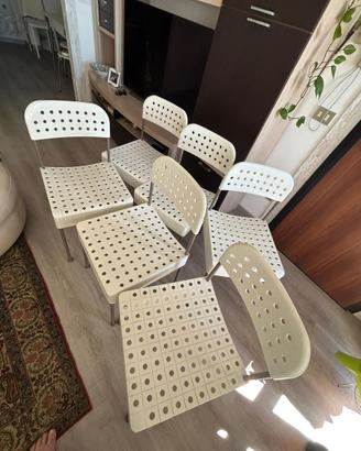 Set 6 Sedie Box Enzo Mari Vintage, Design anni 70