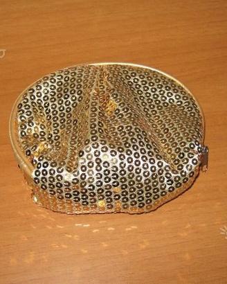 Pochette porta trucchi elegante con paillettes