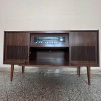 Mobile radio giradischi grundig in legno