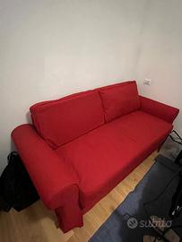 Divano letto IKEA EKTORP rosso