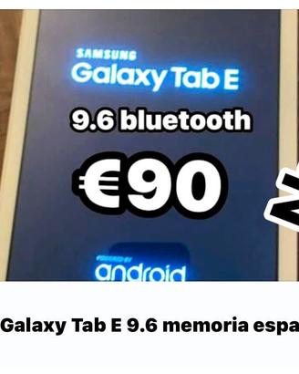 Tab Samsung E 9.6 Nuovo fondo magazzino