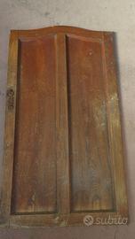 ANTICA ANTA PORTA IN ROVERE MASSELLO