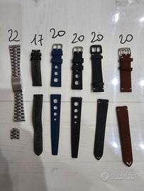 Cinturini orologio stock e fibbie varie