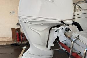 Copri motore nautico Yamaha 200 cv bianco