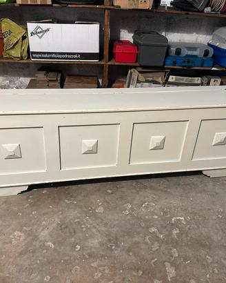 Cassapanca Legno Bianco Laccato