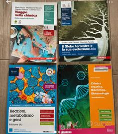 Libri chimica, biochimica, scienze terra