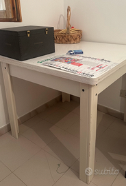 Tavolo Bianco Quadrato 90x90 cm