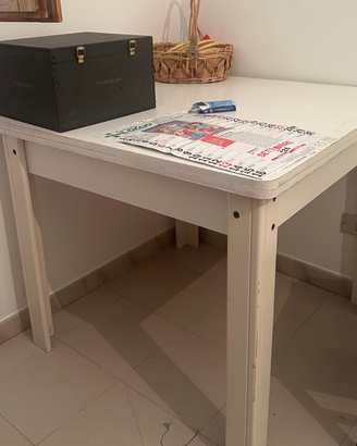 Tavolo Bianco Quadrato 90x90 cm