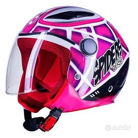 CASCO ONE JET JUNIOR SPIDER rosa