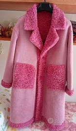 Cappotto donna Alex Max rosa double-face