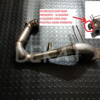 DOWNPIPE INOX TUBO DPF MERCEDES RENAULT 1.5 110CV