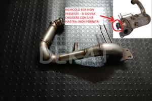 DOWNPIPE INOX TUBO DPF MERCEDES RENAULT 1.5 110CV