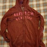 Felpa Abercrombie Fitch taglia S donna burgund