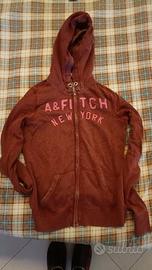 Felpa Abercrombie Fitch taglia S donna burgund