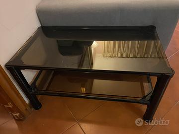 Tavolino nero laccato