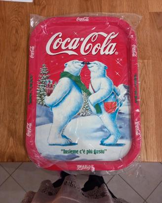 Vassoio Coca Cola Orsi vintage 