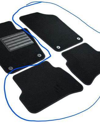 3 tappetini nuovi vw polo r6 (2009-2016)