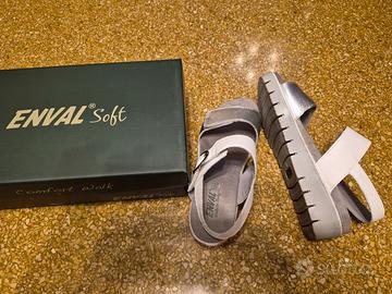 SANDALO ENVAL SOFT DONNA  39 SCARPA PELLE