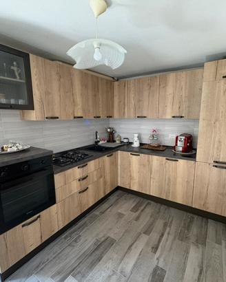 Cucina angolare Lube completa di elettrodomestici