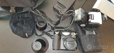 Nikon COOLPIX5000+Fisheye LC-ER1+Flash Esterno