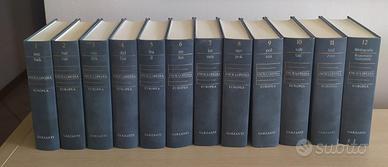 enciclopedia universale europea  GARZANTI 12 libri