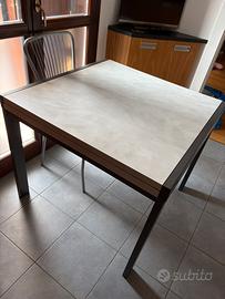 TAVOLO MERCURIO allungabile 90x90/ 180x90