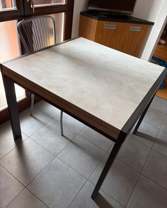 TAVOLO MERCURIO allungabile 90x90/ 180x90