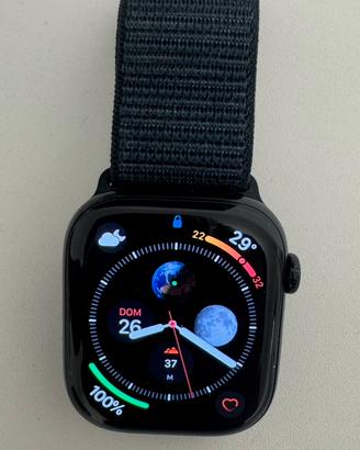 Apple Watch Serie 10 GPS 46 mm Sport Loop Nero