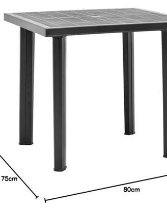 tavoli e sedie in plastica 