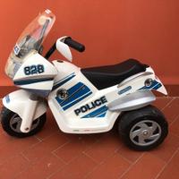 Peg perego raider police moto elettrica 6 volt