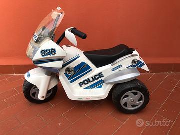 Peg perego raider police moto elettrica 6 volt