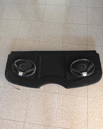 Pianale Bagagliaio con casse Kenwood x Peugeot 207