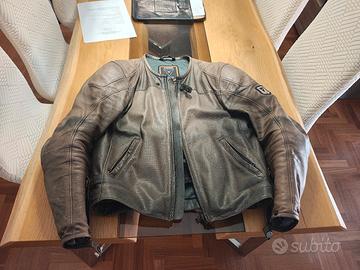 giacca Dainese 50 pelle traforata