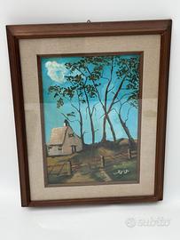 Quadri dipinto con cornice