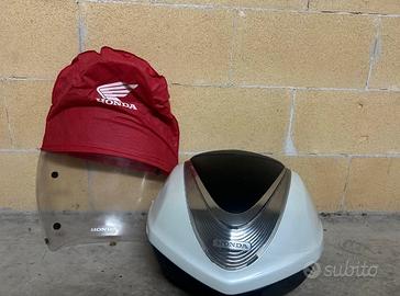 SET originale HONDA: bauletto+parabrezza+ custodia