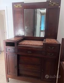 Camera da letto antica legno massei stile ‘ 900