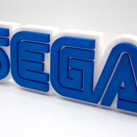 Logo SEGA 24 CM Videogames Deco Statua Loghi 3D