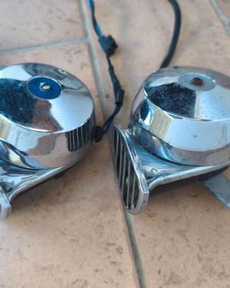 Clacson doppio Moto Guzzi Fiamm 12V