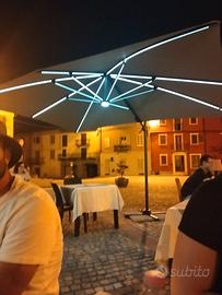 Ombrellone con led incorporati