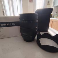 Sigma art 24-70mm f/2.8 DG Canon (LEGGERE)