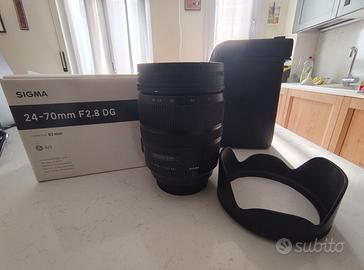 Sigma art 24-70mm f/2.8 DG Canon (LEGGERE)