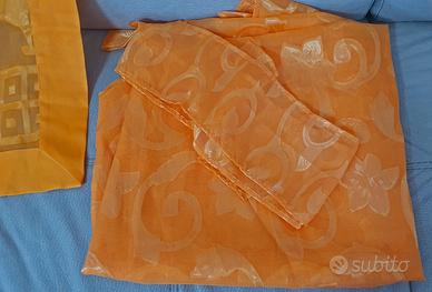 2 PANNELLI DI TENDA ARANCIONE