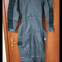 tuta nuova da lavoro TG XXL grigia