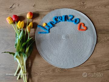 tovagliette colazione personalizzate con nome 