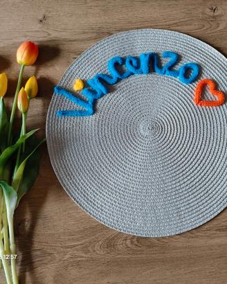 tovagliette colazione personalizzate con nome 