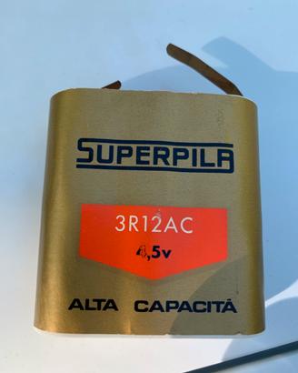 Batteria Superpila / Vintage - Piatta 4,5 Volt