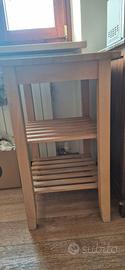 Carrello legno da cucina