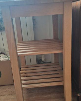 Carrello legno da cucina