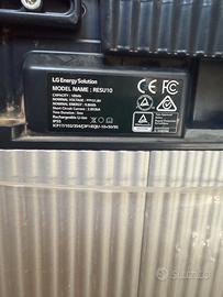 batteria LG di accumulo per fotovoltaico 